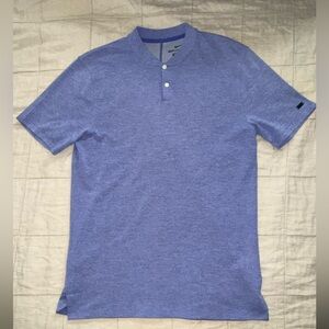 Nike Golf Polo M Purple Aeroreact Tiger Woods Vapor Performance Blade Collar